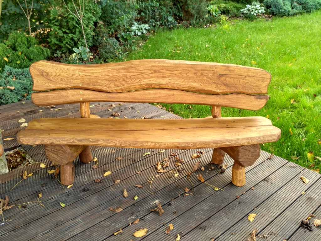 Gartenmöbel Holzbank Gartenbank Parkbank Gravur Massivholz